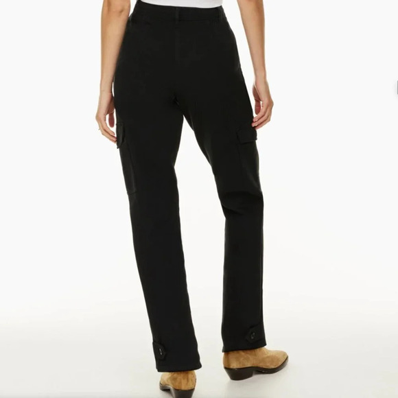 Aritzia Wilfred Free High Rise Black Cargo Pants Size 2 - Picture 3 of 14